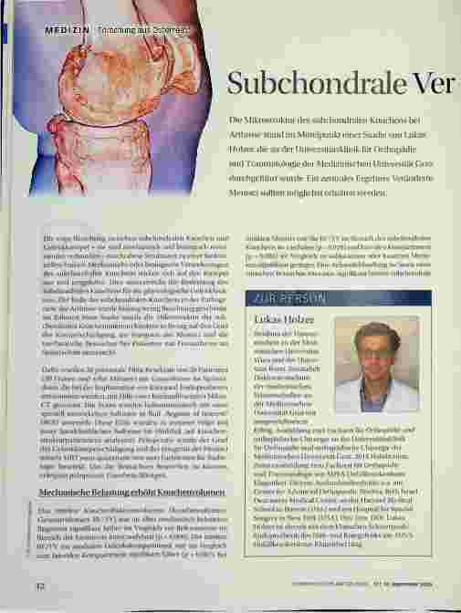 Vorschauseite 1: Subchondrale Veränderungen bei Gonarthrose