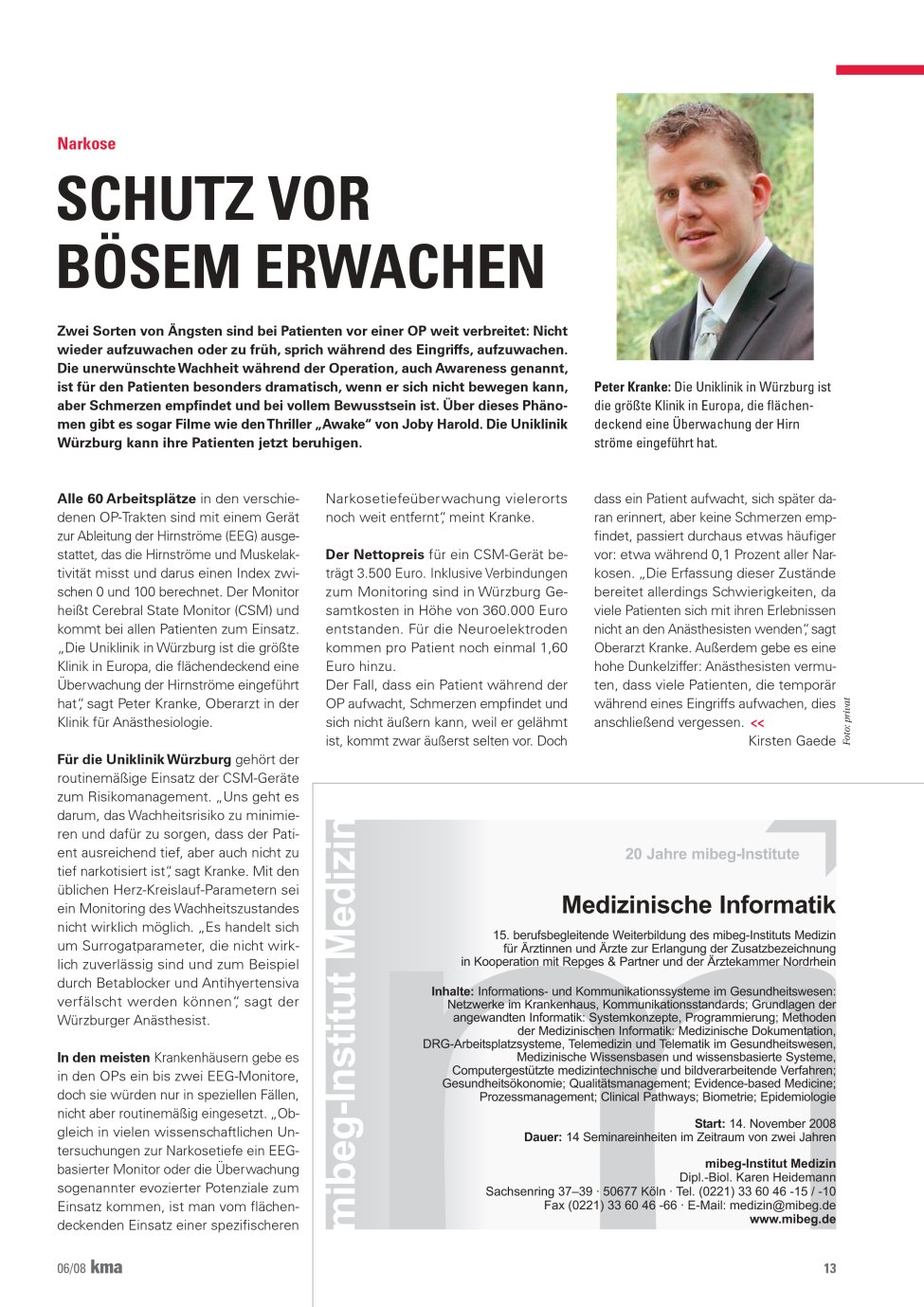 Vorschauseite 1: Schutz vor bösem Erwachen