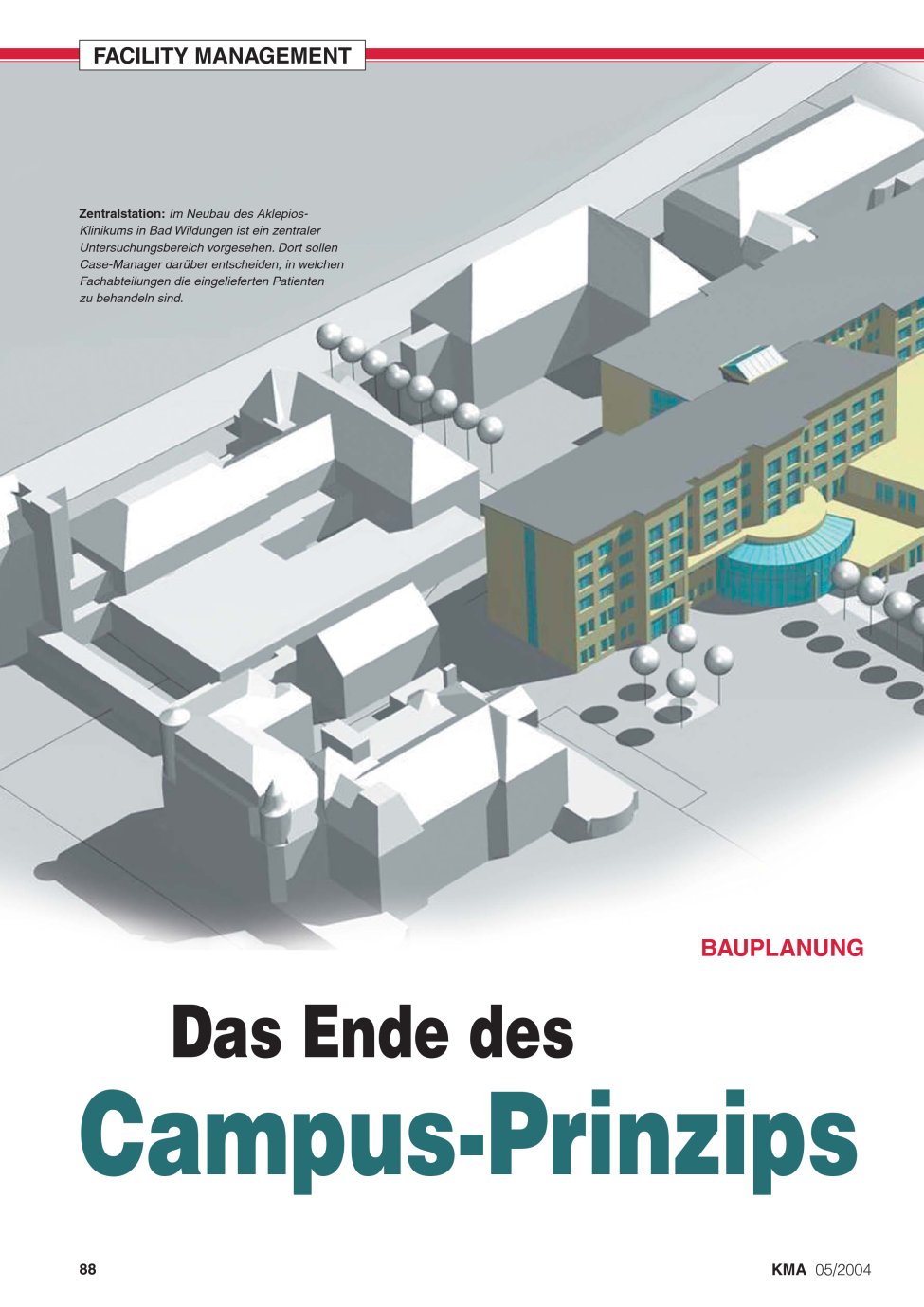 Vorschauseite 1: Das Ende des Campus-Prinzips