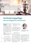 Vorschauseite 1: Verhinderungspflege: Wenn die Pflegeperson Urlaub braucht.