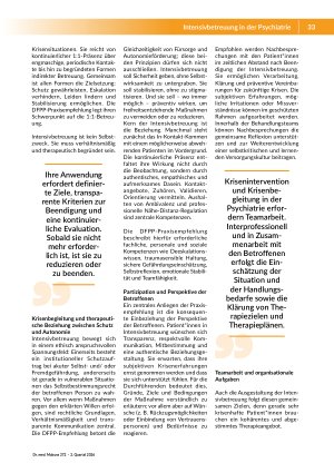 Vorschauseite 2: Intensivbetreuung in der Psychiatrie. Eine Praxisempfehlung unterstützt die anspruchsvolle Krisenbegleitung