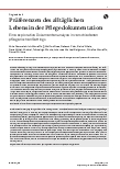 Vorschauseite 1: Präferenzen des alltäglichen Lebens in der Pflegedokumentation: Eine explorative Dokumentenanalyse in verschiedenen pflegerischen Settings