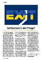 Vorschauseite 1: Geflüchtete in die Pflege?