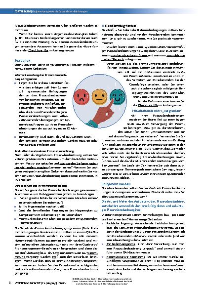 Vorschauseite 6: Fortbildung Hygienemanagement in Gesundheitseinrichtungen