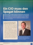 Vorschauseite 1: Ein CIO muss den Spagat können.