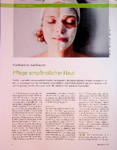 Vorschauseite 1: Hautbarriere stabilisieren Pflege empfindlicher Haut