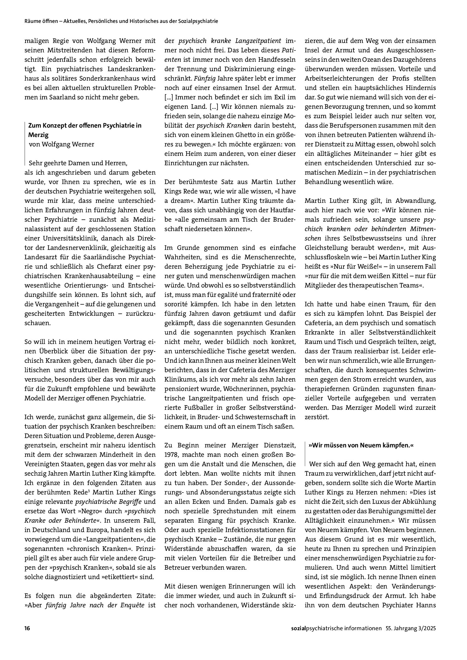 Vorschauseite 2: Subsektorielle Psychiatrie