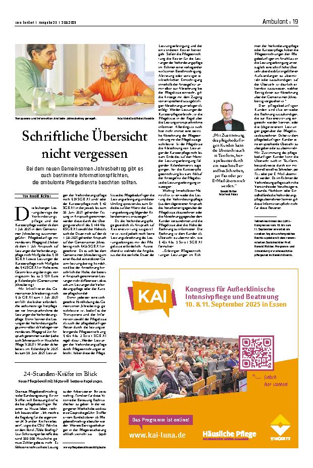 Vorschauseite 1: Schriftliche Übersicht nicht vergessen