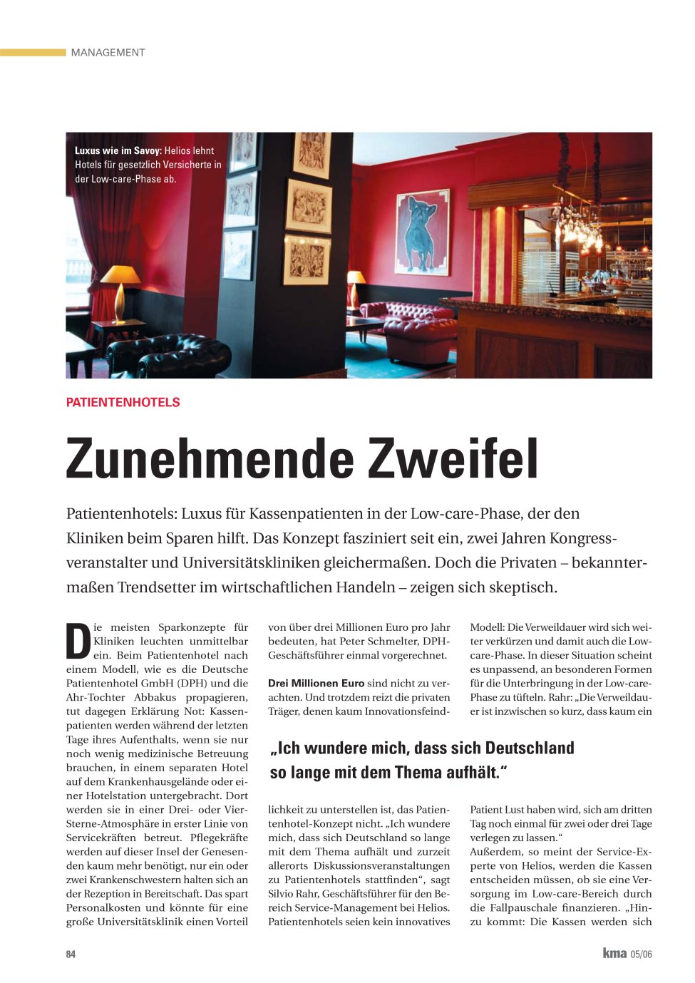 Vorschauseite 1: Zunehmende Zweifel