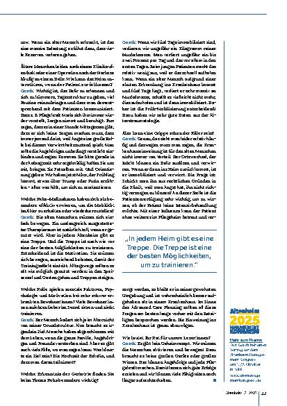 Vorschauseite 2: „Sie müssen sich bewegen! “
