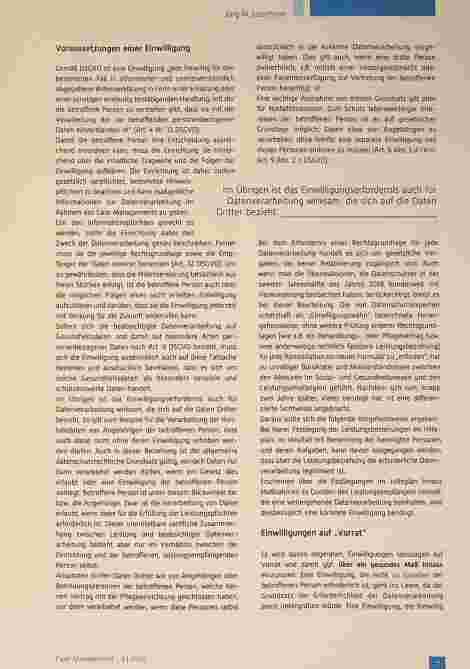 Vorschauseite 4: Case Management im Lichte der EU-Datenschutz-Grundverordnung