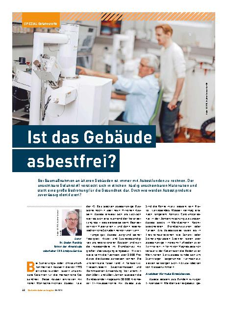 Vorschauseite 1: Ist das Gebäude asbestfrei?