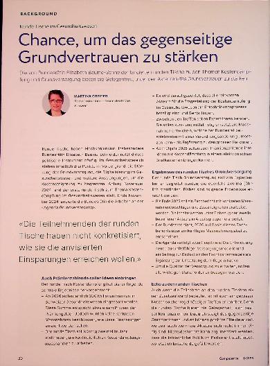 Vorschauseite 1: Chance, um das gegenseitige Grundvertrauen zu stärken