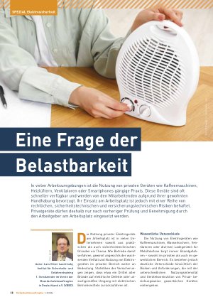 Vorschauseite 1: Eine Frage der Belastbarkeit