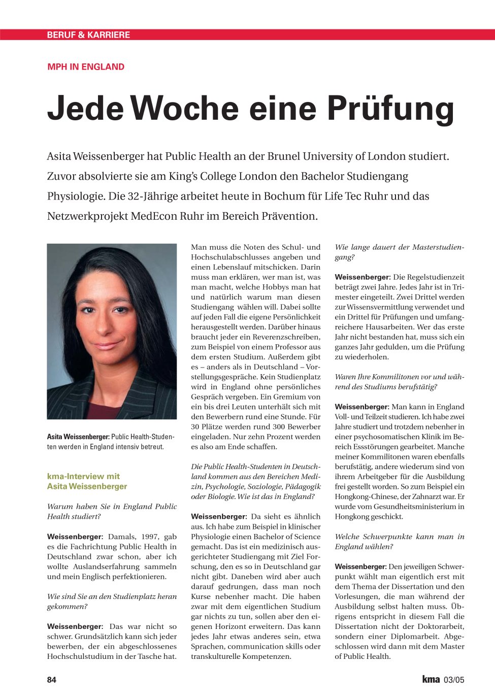 Vorschauseite 1: Jede Woche eine Prüfung