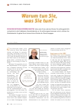 Vorschauseite 1: Warum tun Sie, was Sie tun?