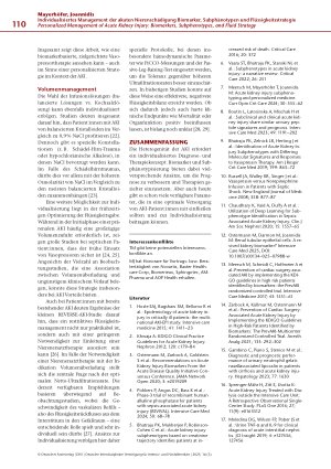 Vorschauseite 5: Individualisiertes Management der akuten Nierenschädigung – Biomarker, Subphänotypen und Flüssigkeitsstrategie