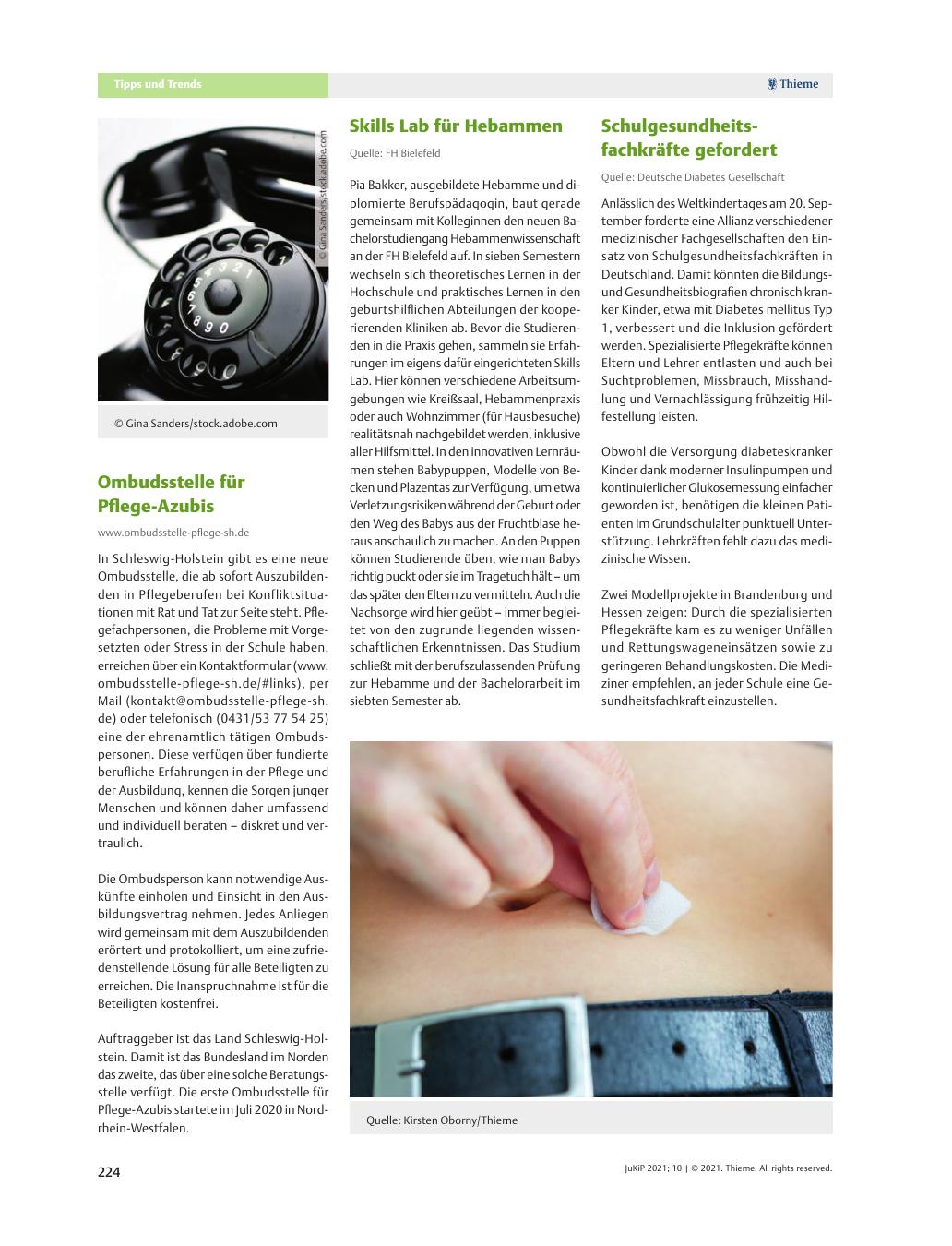 Vorschauseite 1: Tipps und Trends