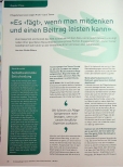 Vorschauseite 1: "Es macht Spaß, wenn man mitdenken und einen Beitrag leisten kann."