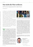 Vorschauseite 1: Nur nicht die Wut verlieren DFPP-Ehrenmitgliedschaft für Elke Prestin