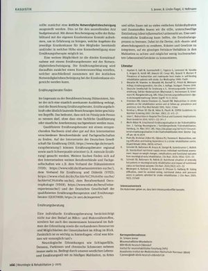 Vorschauseite 5: Ernährung in der Neurorehabilitation - Behandlung einer Mangelernährung