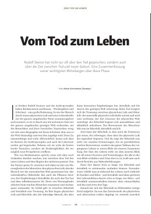 Vorschauseite 1: Vom Tod zum Leben