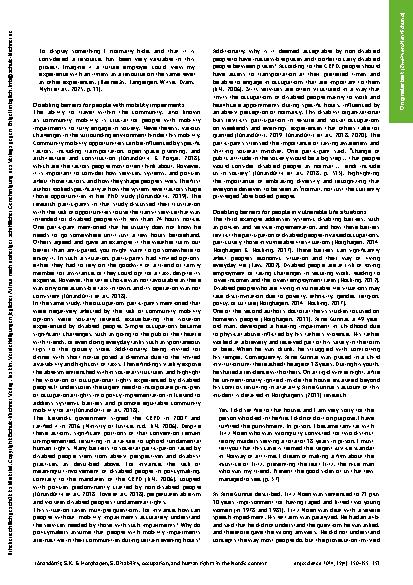 Vorschauseite 4: Behinderung, Betätigung und Menschenrechte im nordeuropäischen Kontext