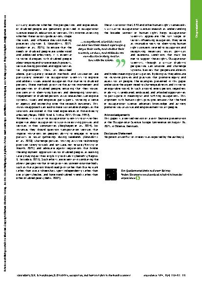 Vorschauseite 6: Behinderung, Betätigung und Menschenrechte im nordeuropäischen Kontext