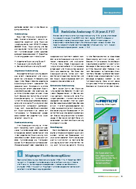 Vorschauseite 4: Das A und O für sicheres Staplerfahren – Teil 1 Wer darf auf den Fahrersitz?