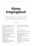 Vorschauseite 2: Kleines Kriegstagebuch