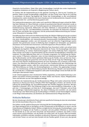 Vorschauseite 5: Die Implementierung der familienzentrierten Pflege in den Gesundheitssprengeln des Südtiroler Sanitätsbetriebes