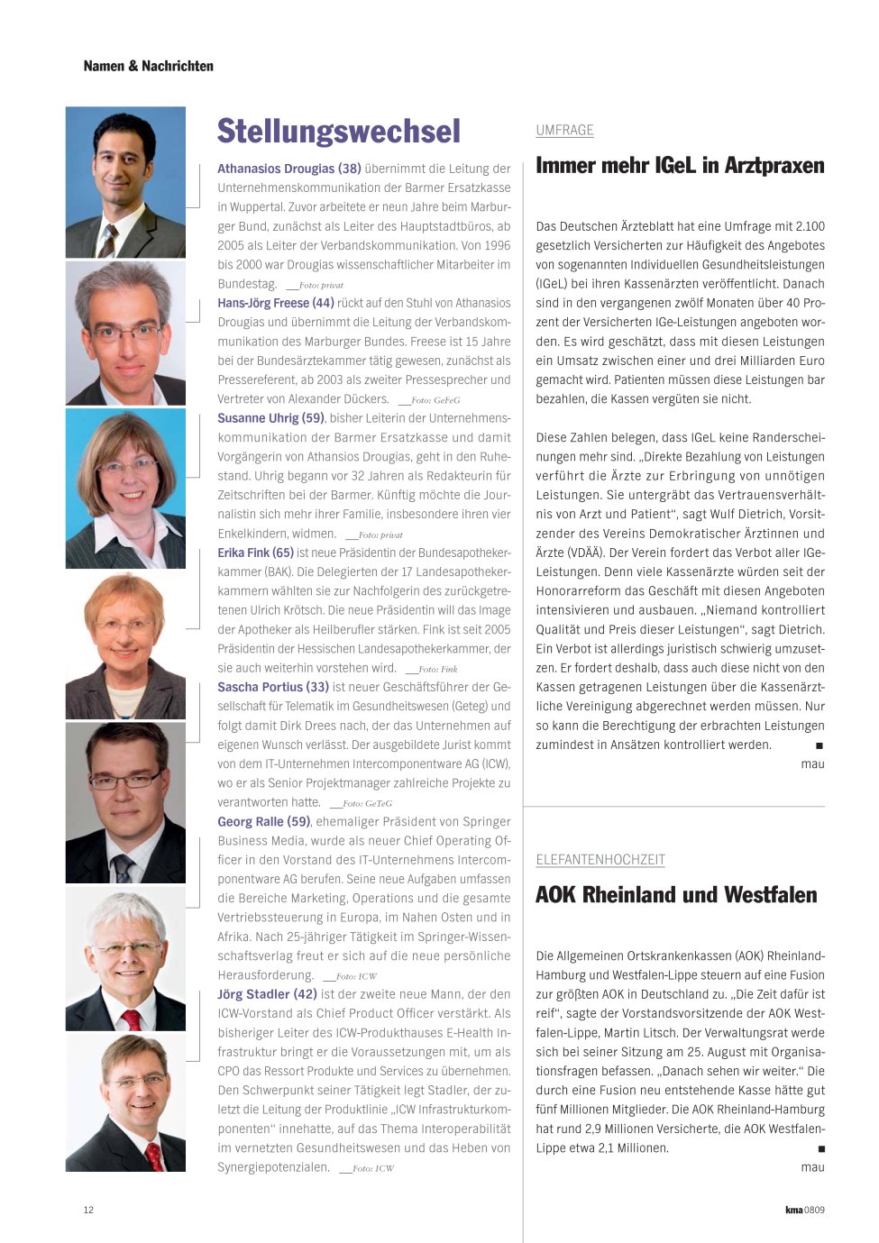 Vorschauseite 1: Immer mehr IGeL in Arztpraxen