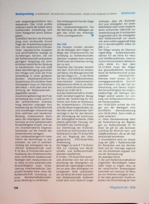 Vorschauseite 2: Zur Ruf bereitschaft - Zeit zwischen Abruf und Arbeitsaufnahme - Abstellen auf die »Verfügbar keit am Patienten«