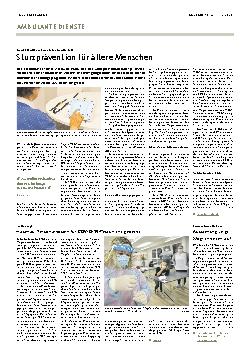 Vorschauseite 1: Sturzprävention für ältere Menschen