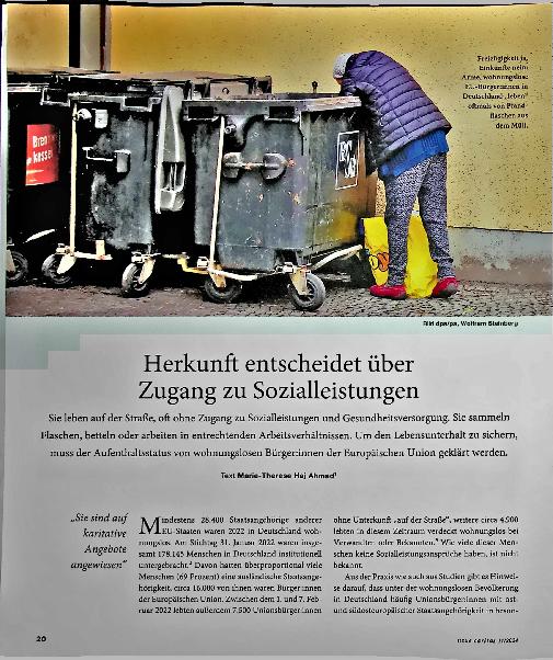 Vorschauseite 1: Herkunft entscheidet über Zugang zu Sozialleistungen