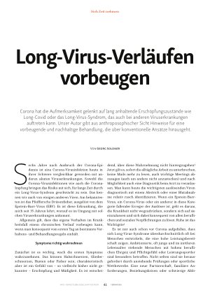 Vorschauseite 1: Long-Virus-Verläufen vorbeugen