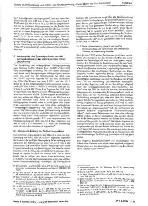 Vorschauseite 3: Stufenzuordnung nach Höherund Rückgruppierung - Ewige Quelle der Unzufriedenheit? - Teil 1