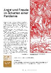 Vorschauseite 1: Angst und Freude im Schatten einer Pandemie
