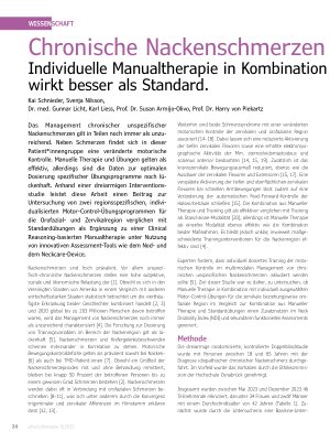 Vorschauseite 1: Chronische Nackenschmerzen gezielt behandeln.