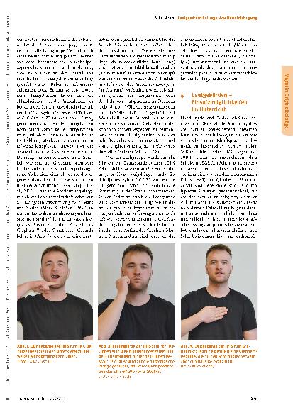 Vorschauseite 3: Lautgebärden bei kognitiver Beeinträchtigung – Implikationen für den schriftsprachlichen Unterricht