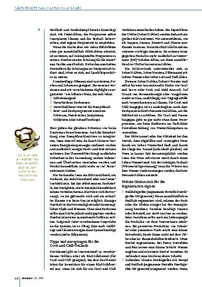 Vorschauseite 3: Die Küchenkosten im Griff haben.