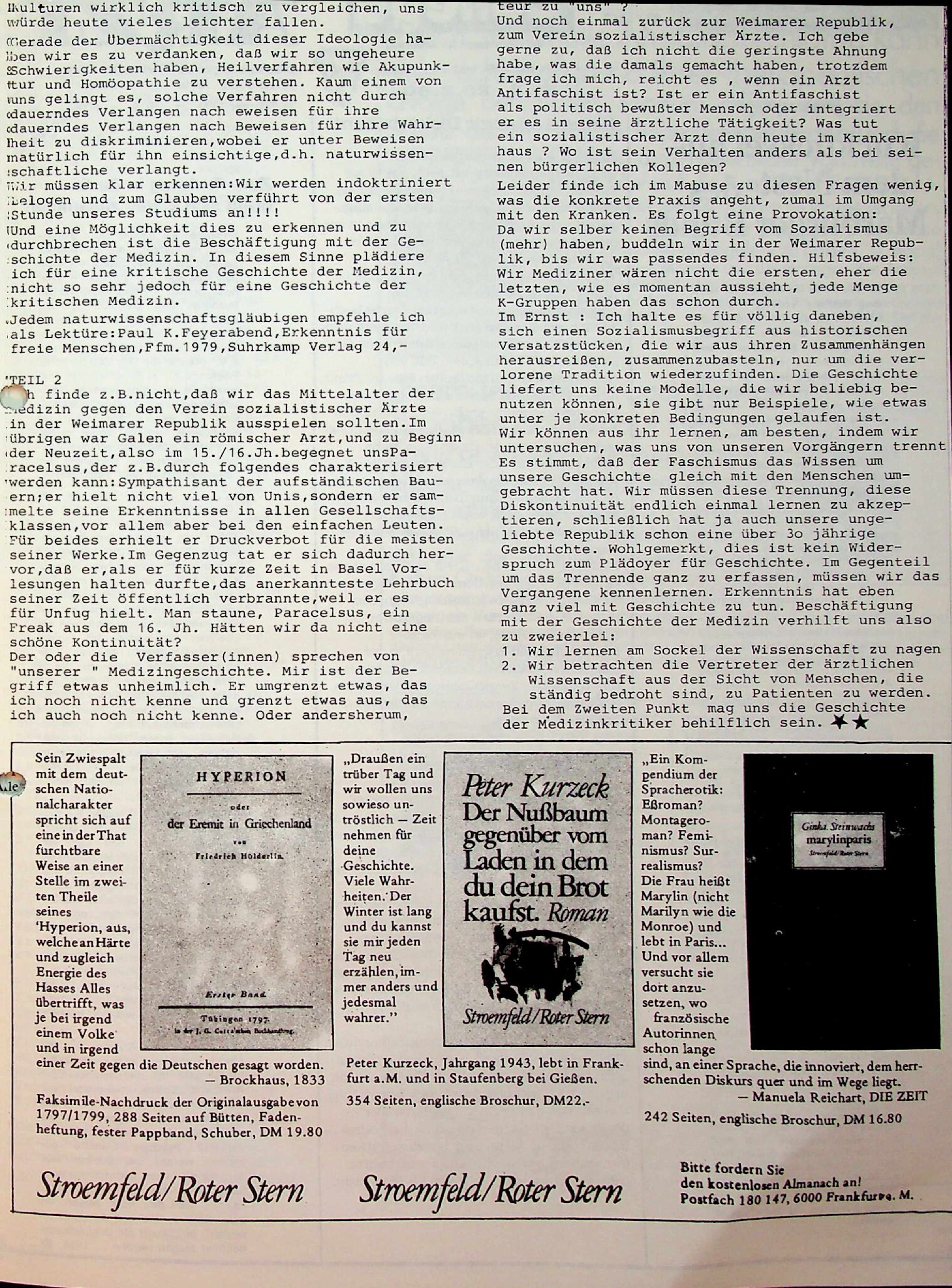 Vorschauseite 3: Leserbriefe