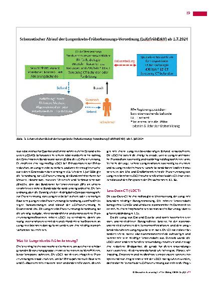 Vorschauseite 4: Update zur Lungenkrebsfrüherkennung mittels Niedrigdosis-Computertomografie (1)