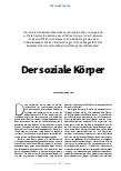 Vorschauseite 1: Der soziale Körper