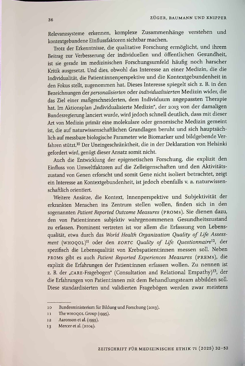 Vorschauseite 5: Subjektivität und Kontext: Überlegungen und Empfehlungen zur medizinethischen Begutachtung qualitativer Forschung