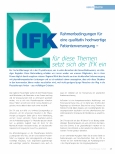 Vorschauseite 1: Rahmenbedingungen für eine qualitativ hochwertige Patientenversorgung