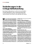 Vorschauseite 1: Veränderungen in der Schlaganfallbehandlung