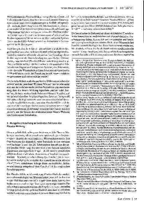 Vorschauseite 3: Wie evidenzbasiert sind Medizin und Medizinrecht? Plädoyer für die Legitimation semantischer Wirkmechanismen in der Therapie