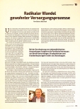 Vorschauseite 1: Radikaler Wandel gewohnter Versorgungsprozesse