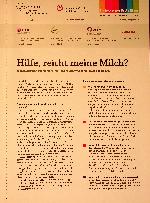 Vorschauseite 1: Hilfe, reicht meine Milch? Woran erkenne ich einen Milchmangel und was kann ich dagegen tun?